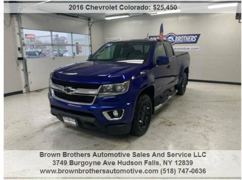 2016 Chevrolet Colorado for sale at Brown Brothers Automotive Sales And Service LLC in Hudson Falls NY