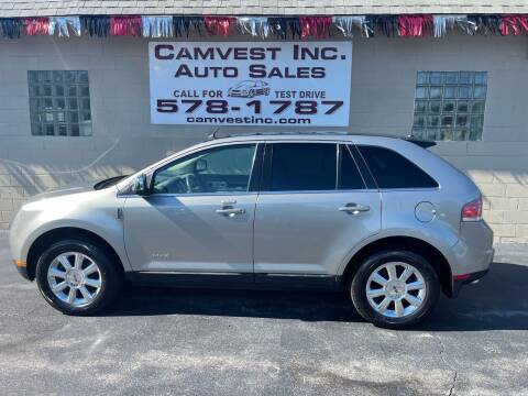 2008 Lincoln MKX for sale at Camvest Inc. Auto Sales in Depew NY