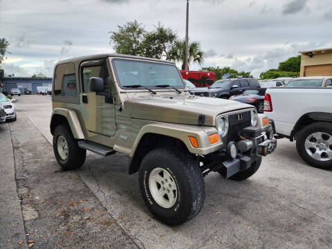 2004 Jeep Wrangler for sale at Pro Auto Brokers Inc in Miami FL