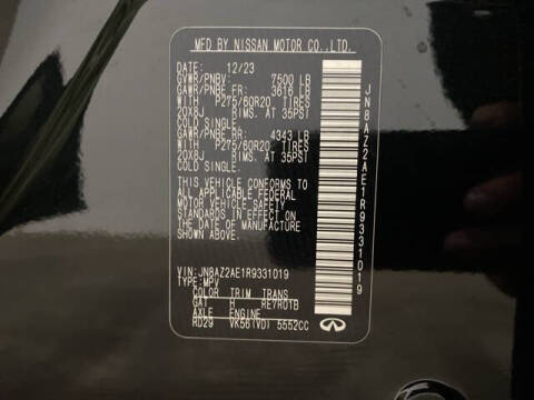 2024 Infiniti QX80 Luxe