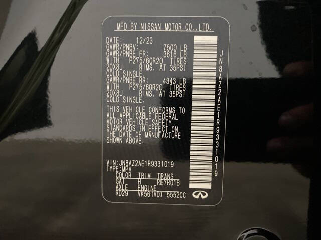 2024 Infiniti QX80 Luxe