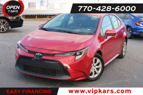 2021 Toyota Corolla for sale at VIP Kars/Smart Auto Finance in Marietta GA