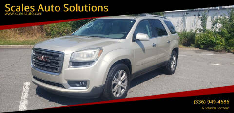 2013 GMC Acadia for sale at Scales Auto Solutions in Madison NC