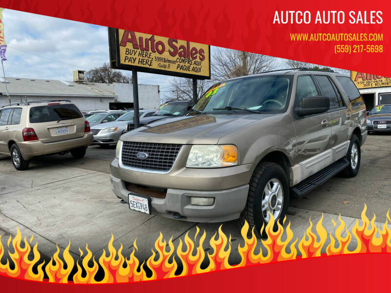 2003 Ford Expedition for sale at AUTCO AUTO SALES in Fresno CA