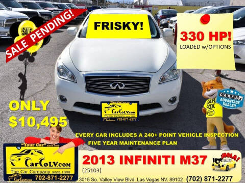2013 Infiniti M37 for sale at The Car Company in Las Vegas NV