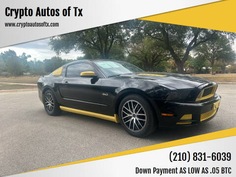2014 Ford Mustang for sale at Crypto Autos of Tx in San Antonio TX