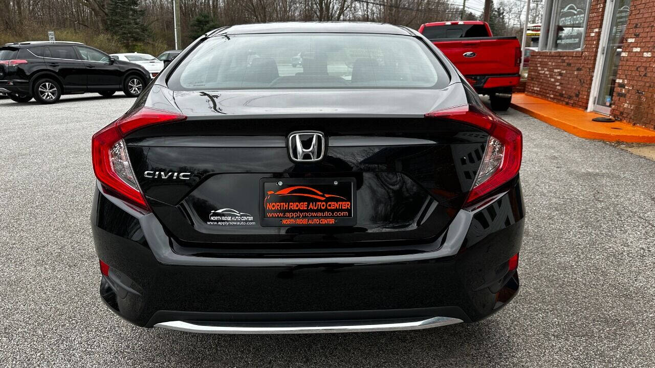 2021 Honda Civic for sale at North Ridge Auto Center LLC in Madison, OH