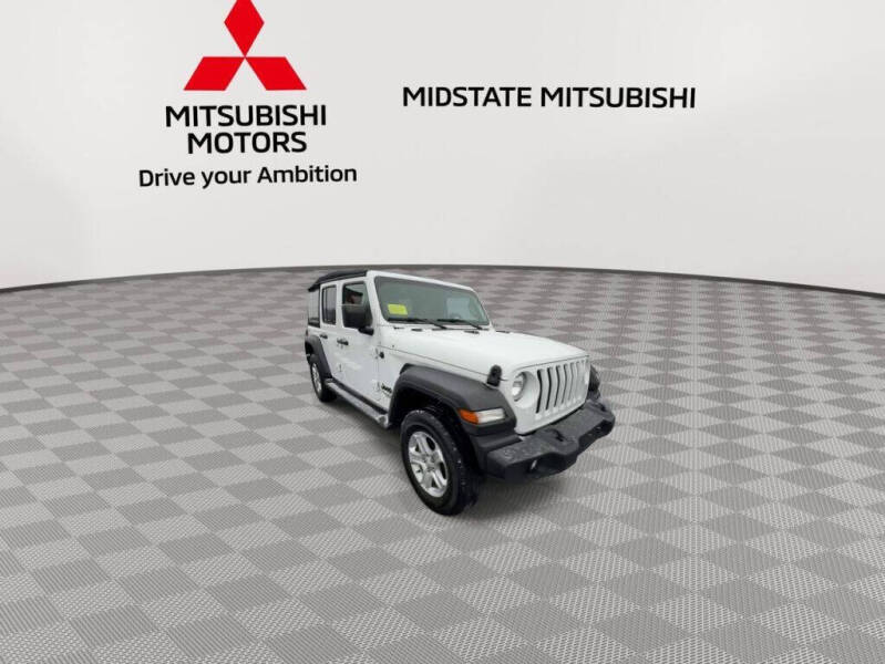 Used 2021 Jeep Wrangler Unlimited Sport S with VIN 1C4HJXDG1MW854420 for sale in Auburn, MA