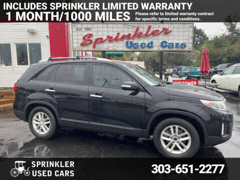 2014 Kia Sorento for sale at Sprinkler Used Cars in Longmont CO