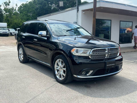 2016 Dodge Durango for sale at Texas Luxury Auto in Houston TX
