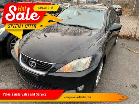 2007 Lexus IS 250 for sale at Polonia Auto Sales and Service in Boston MA