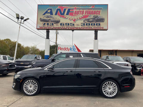 2017 Lincoln MKZ Hybrid for sale at ANF AUTO FINANCE in Houston TX