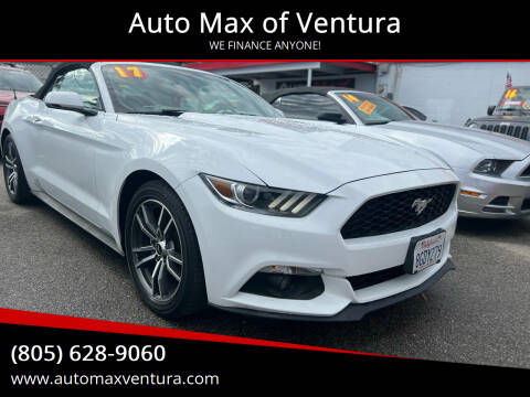 2017 Ford Mustang for sale at Auto Max of Ventura in Ventura CA