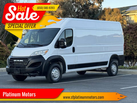 2023 RAM ProMaster for sale at Platinum Motors in San Bruno CA