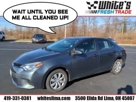 2014 Toyota Corolla for sale at White's Honda Toyota of Lima in Lima OH