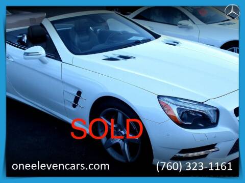 2014 Mercedes-Benz SL-Class for sale at One Eleven Vintage Cars in Palm Springs CA