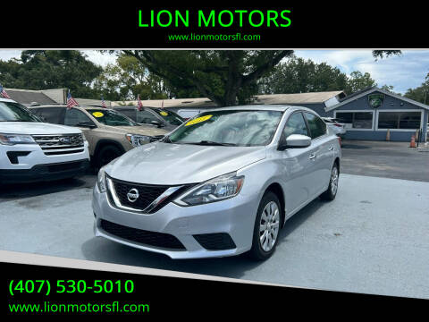 2017 Nissan Sentra for sale at LION MOTORS in Orlando FL