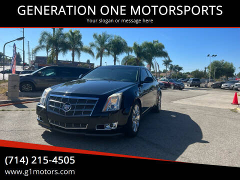 2008 Cadillac CTS for sale at GENERATION ONE MOTORSPORTS in La Habra CA