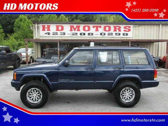 1997 Jeep Cherokee for sale at HD MOTORS in Kingsport TN