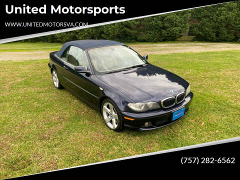 2004 BMW 3 Series for sale at United Motorsports in Virginia Beach VA
