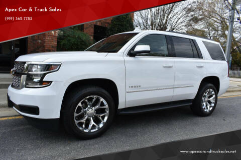 2019 Chevrolet Tahoe for sale at Apex Car & Truck Sales in Apex NC