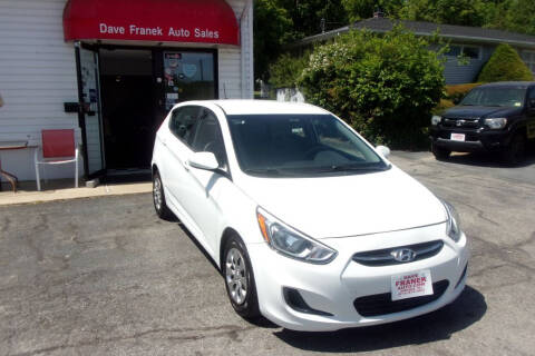 2016 Hyundai Accent for sale at Dave Franek Automotive in Wantage NJ