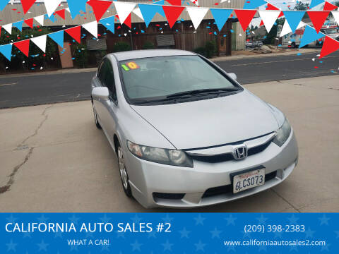 2010 Honda Civic for sale at CALIFORNIA AUTO SALES #2 in Livingston CA