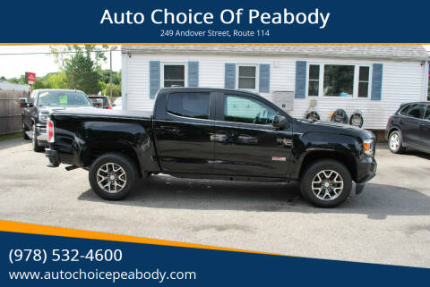 2016 GMC Canyon for sale at Auto Choice Of Peabody in Peabody MA