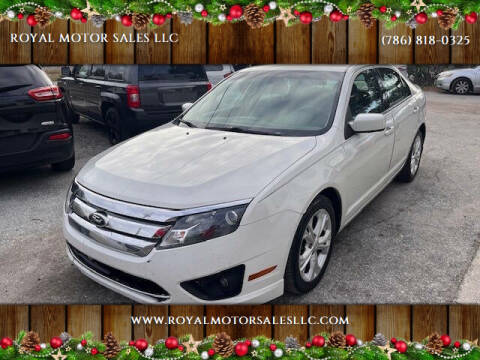 2012 Ford Fusion for sale at ROYAL MOTOR SALES LLC in Dover FL