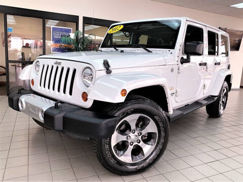 2012 Jeep Wrangler Unlimited for sale at SAINT CHARLES MOTORCARS in Saint Charles IL