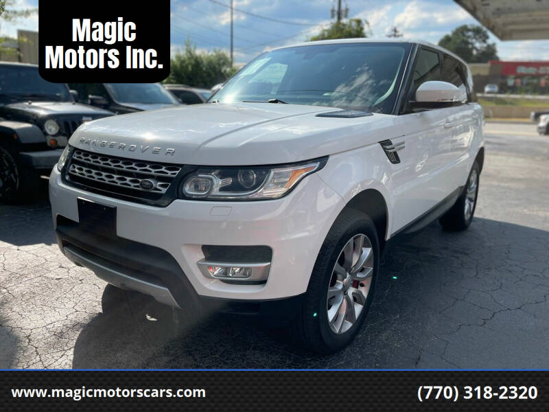 2015 Land Rover Range Rover Sport for sale at Magic Motors Inc. in Snellville GA