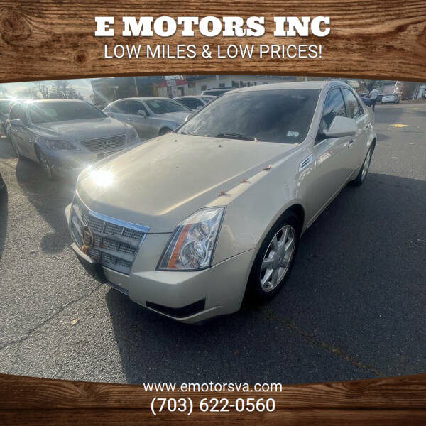 2008 Cadillac CTS for sale at E Motors INC in Vienna VA