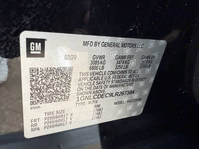 2020 Chevrolet Tahoe Police