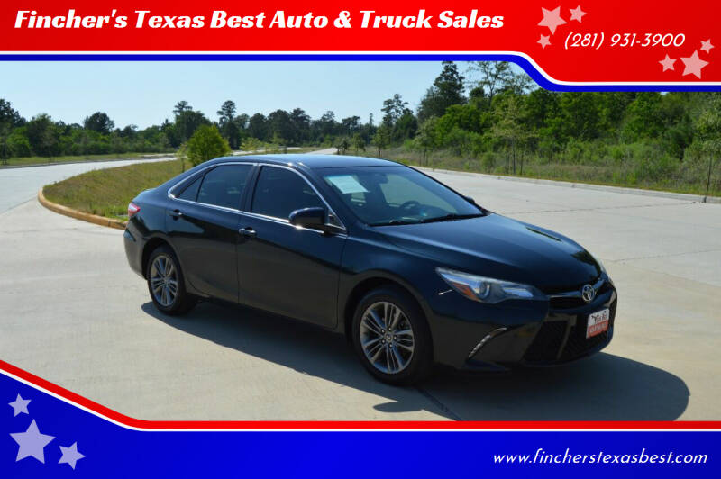2016 Toyota Camry for sale at Fincher's Texas Best Auto & Truck Sales in Tomball TX
