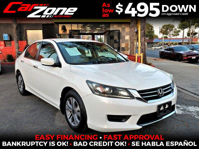 2013 Honda Accord for sale at Carzone Automall in South Gate CA