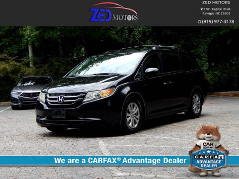 2014 Honda Odyssey for sale at Zed Motors in Raleigh NC