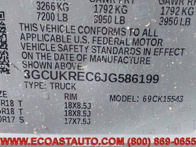 2018 Chevrolet Silverado 1500