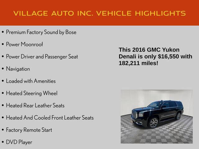 2016 GMC Yukon Denali