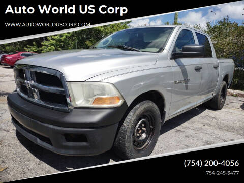 2011 RAM Ram Pickup 1500 for sale at Auto World US Corp in Plantation FL