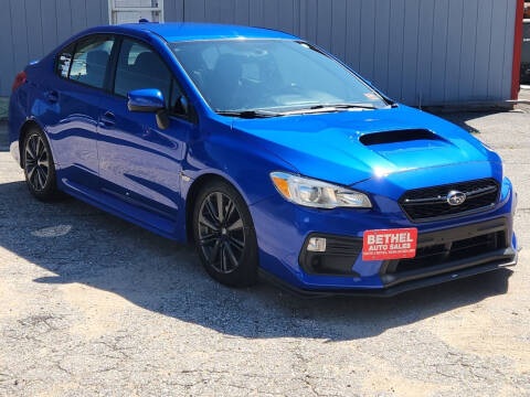 2018 Subaru WRX for sale at Bethel Auto Sales in Bethel ME