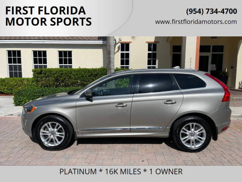 2016 Volvo XC60 for sale at FIRST FLORIDA MOTOR SPORTS in Pompano Beach FL