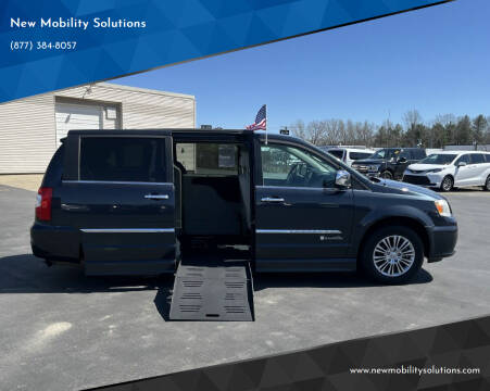 2013 Chrysler Town and Country for sale at New Mobility Solutions in Jackson MI
