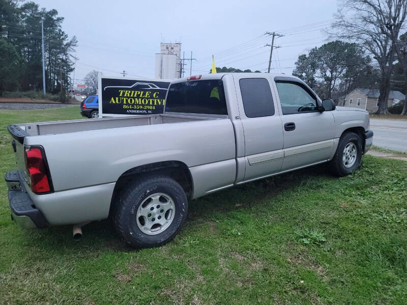 2004 Chevrolet Silverado 1500 for sale at TRIPLE C AUTOMOTIVE in Anderson SC