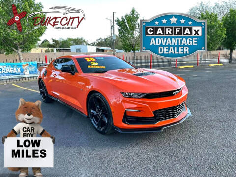 2020 Chevrolet Camaro for sale at DUKE CITY AUTO SALES in Albuquerque NM