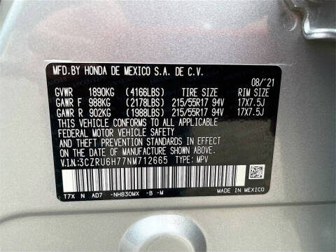 2022 Honda HR-V EX-L