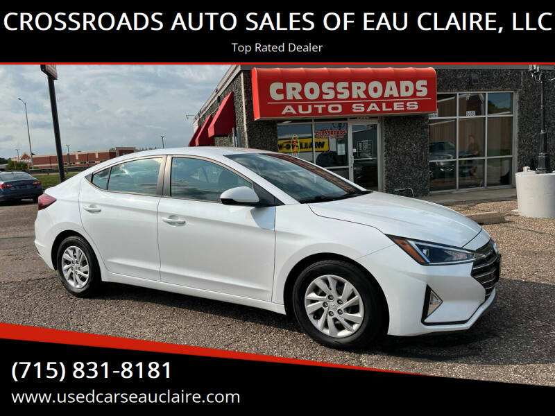 2020 Hyundai Elantra for sale at CROSSROADS AUTO SALES OF EAU CLAIRE, LLC in Eau Claire WI