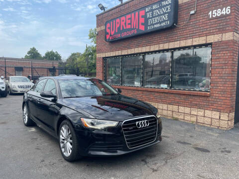 2014 Audi A6 for sale at Supreme Motor Groups in Detroit MI