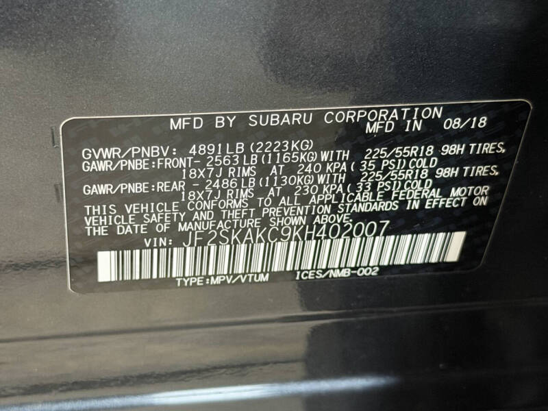 2019 Subaru Forester Sport