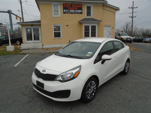 2013 Kia Rio for sale at Top Gear Motors in Winchester VA