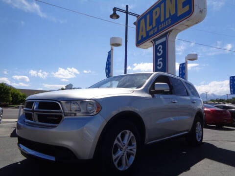 2013 Dodge Durango for sale at Alpine Auto Sales in Salt Lake City UT